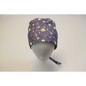 Spooky Space Surgical Scrub Cap Dental Chemo Hat